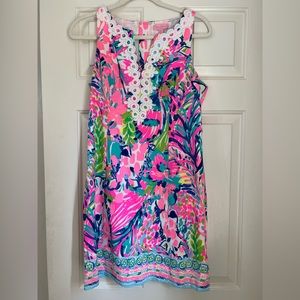 EUC Lilly Pulitzer Shift Dress in Gumbo Limbo, size 4